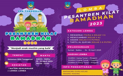 Pesantren Ramadhan SDN Tanggeran: Menjadi Anak Muslim yang baik